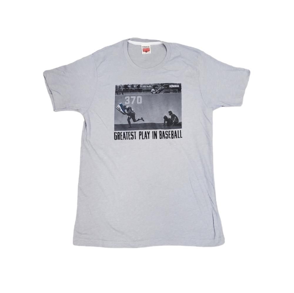 Original Release Old School Homage Greatest Play In Baseball tee